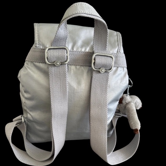 KIPLING - Mini Silver Backpack - Picture 2 of 3